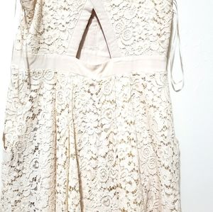 Beige dress free people